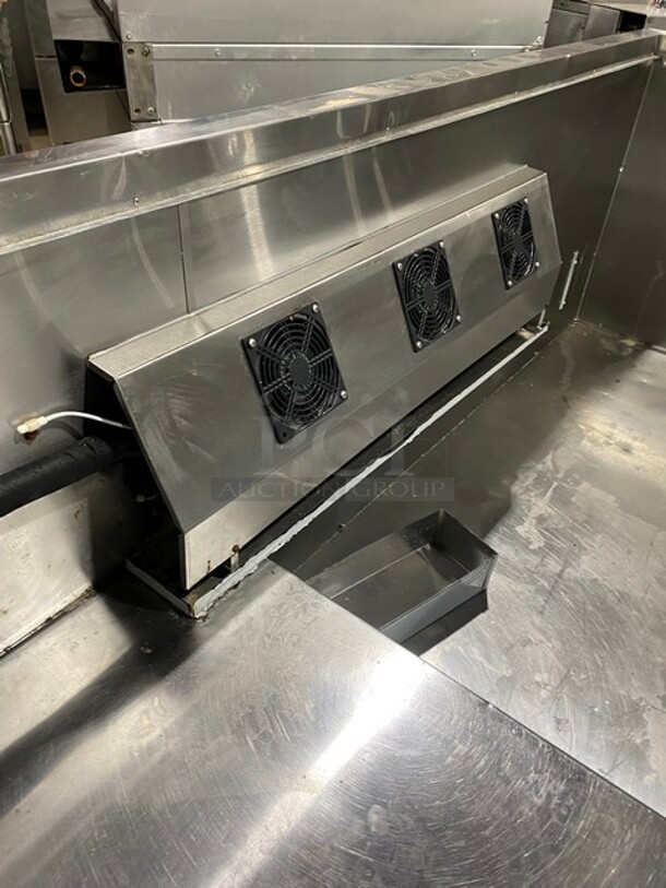 CoolTech 84' Refrigerated All Stainless Steel Prep Table! With Storage Space Underneath! On Casters! - Image 6 of 9