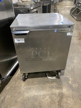 DON'T MISS OUT! NICE! BEVERAGE-AIR Undercounter Cooler Model UCR27 On Casters! 115V/60Hz/1 Phase