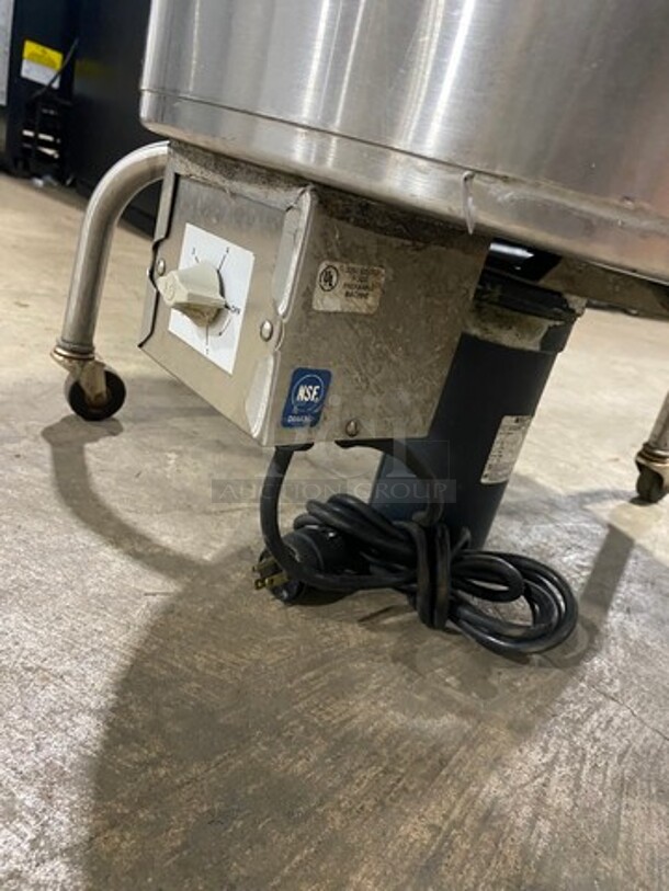 GO FOR IT! DELFIELD Shelleymatic Salad Spinner/Dryer! Capacity (20) Gallons Stainless Steel Exterior W/ Lid! On Casters! - Image 5 of 6