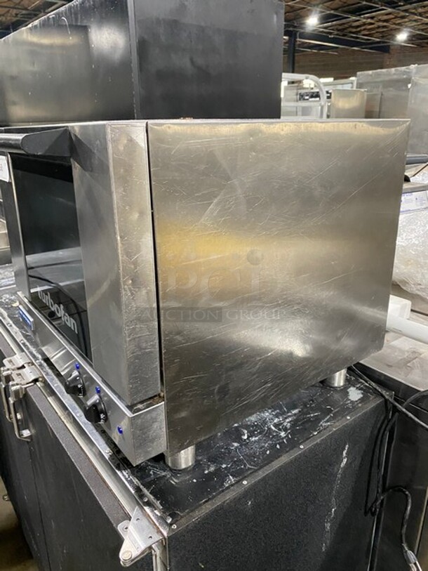 Turbofan Moffat Commercial Countertop Electric Powered Convection Oven! With View Through Door! Metal Oven Racks! All Stainless Steel!  - Image 2 of 9