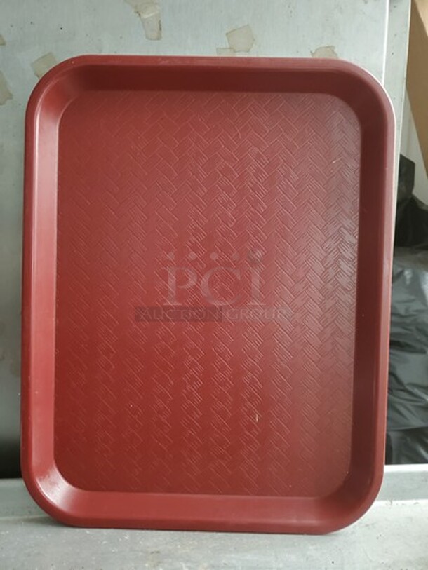 Red Fast Food Tray 