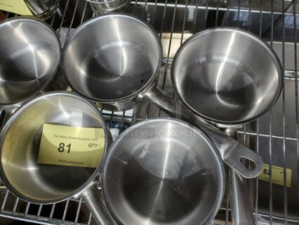 VIGOR Stainless Steel 6" Sauce Pan w/ handle 5XBID