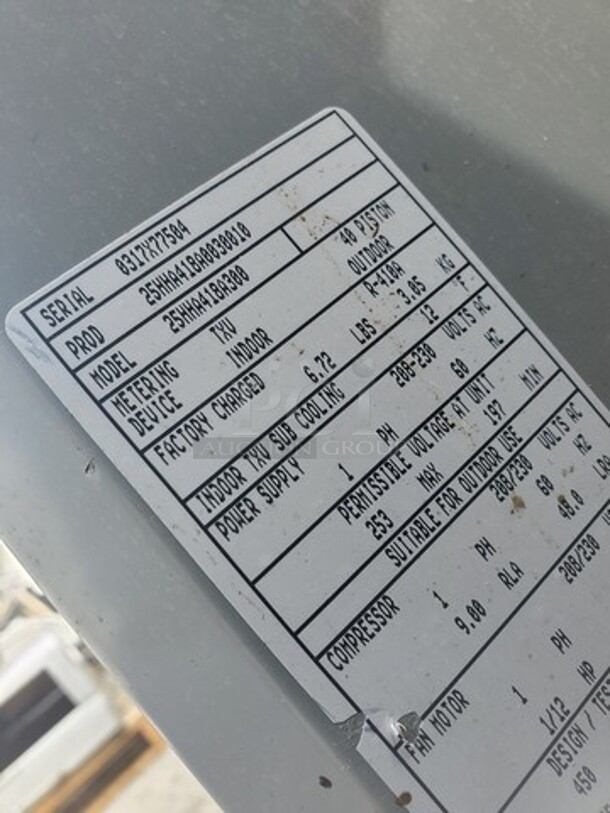 Carrier Performance 25HHA418A300 Residential Air Conditioner Condensing Unit - Image 6 of 6