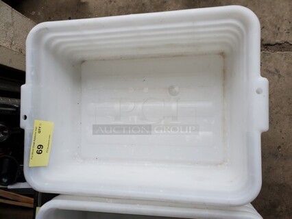 Utility Tote - 20 x 15 x 7", WHITE BIDX5