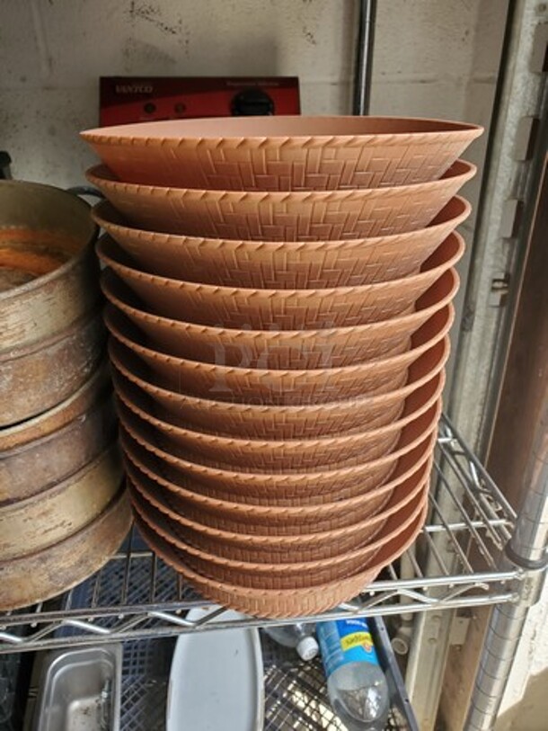 ALL ONE MONEY Lot of 13 Round Fast Food Basket! - Image 3 of 3