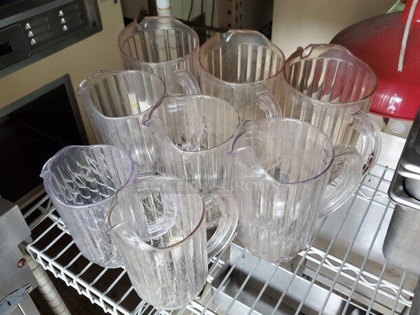 ALL ONE MONEY Lot of 8 Plastic Pitcher - Image 5 of 5