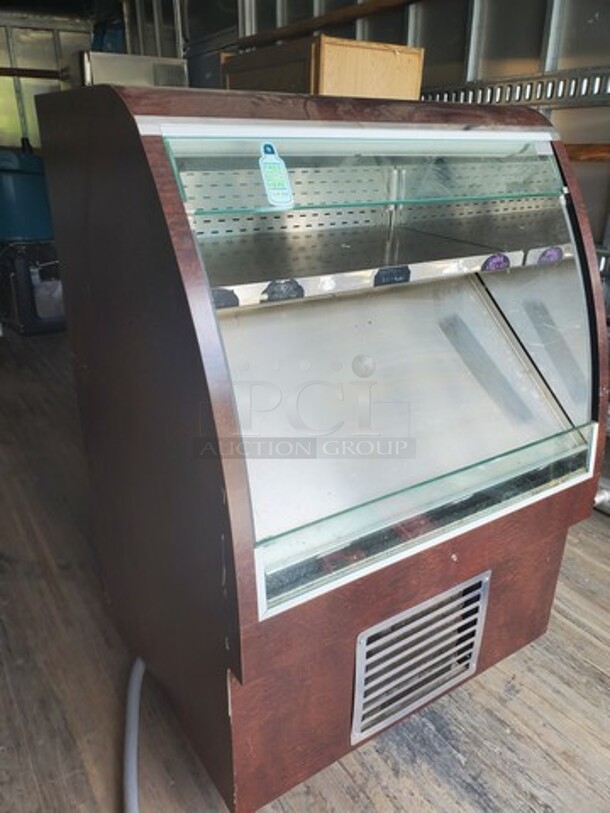 37" QBD CVR 3856 SS Cold display case, 120V SOLD AS IS  - Image 2 of 4