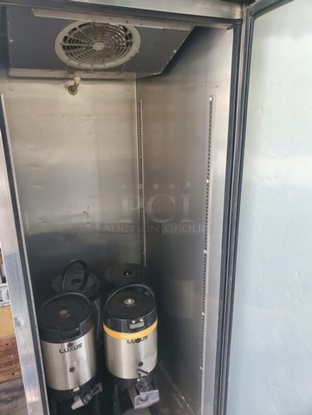 Turbo Air M3R19-1 Single Door Cooler 115V (Content not included) Do not included racks.    - Image 5 of 7