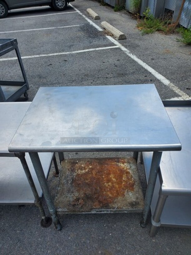 Stainless Steel Stand 30X24X34 - Image 1 of 2