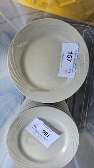 Lot of (20) 10" Round Plates
