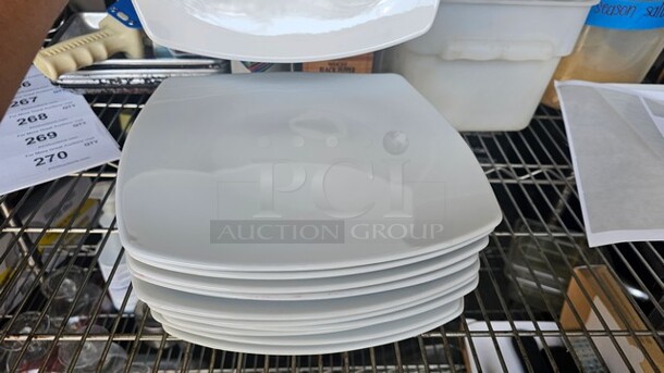 Lot of 11 Square Plates - Image 2 of 3