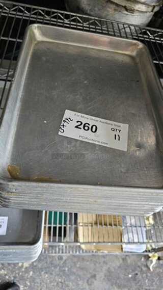 Lot of 11 Sheet Pans