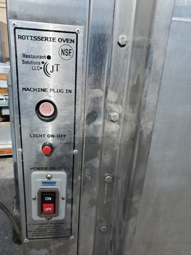 Tizon Commercial Charcoal Rotisserie Oven on Casters!  - Image 2 of 12