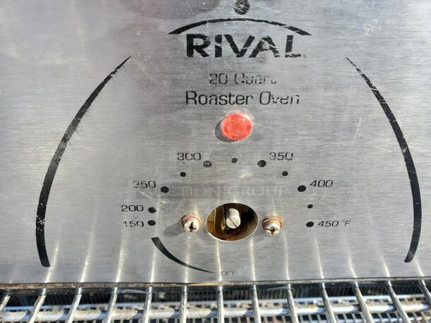 Rival 20qt Roaster Oven. Missing Knob - Image 2 of 4