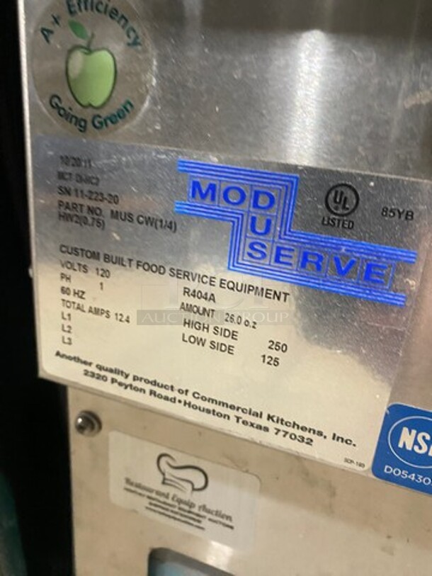 Moduserve Commercial Drop In Hot/ Cold Pan! All Stainless Steel! Model: MCTDIHC2 SN: 1122320 120V 60HZ 1 Phase - Image 6 of 8