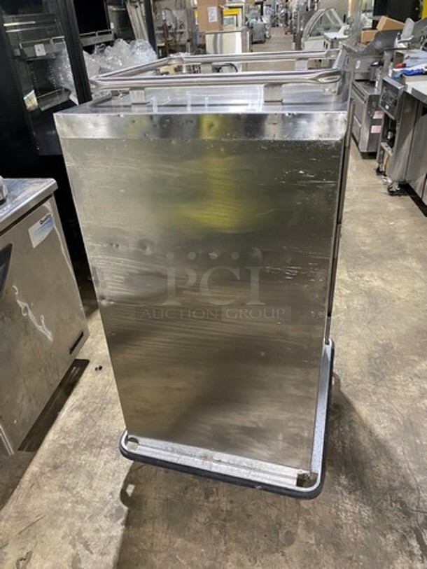 2013 Jones Zylon Commercial Single Door Dry Food Transport Cart! All Stainless Steel! On Casters! Model: ETCUA7 SN: 133831102 - Image 3 of 7