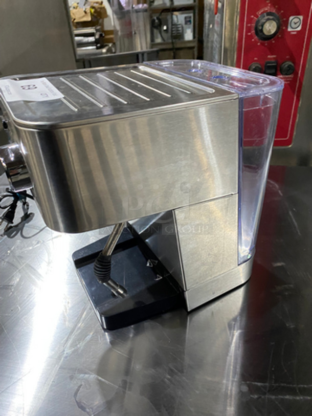 Aicok Commercial Countertop Espresso Machine! With Steam Wand! All Stainless Steel Body! Model: CM4682V 120V 60HZ - Image 3 of 9