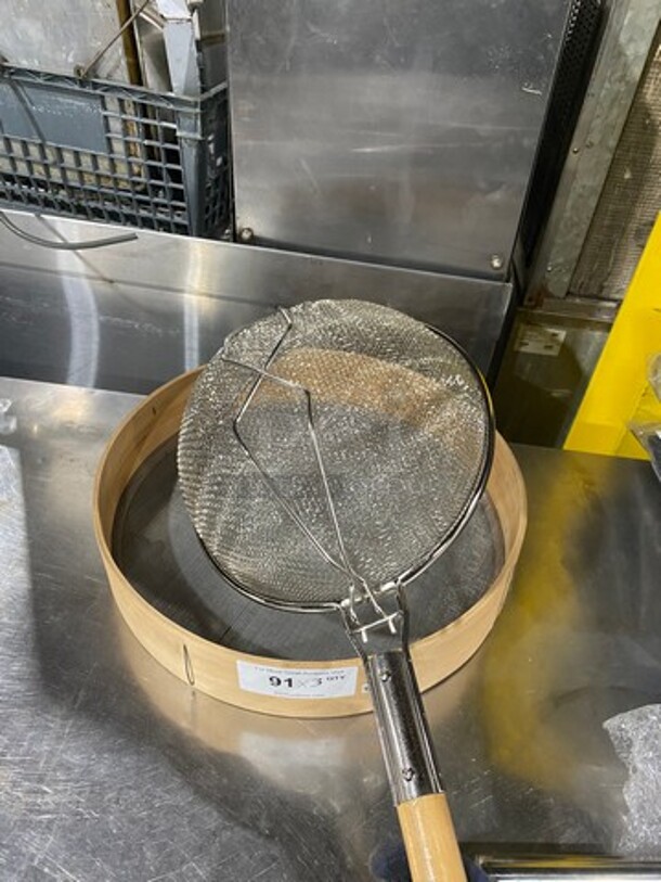 MISCELLANEOUS! Round Mesh Strainer, Flour Sifter And Carlisle Paddle! 3x Your Bid! - Image 6 of 9