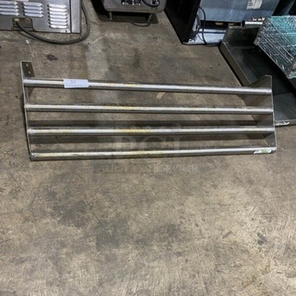 Commercial Solid Stainless Steel Wall Mount Shelf! - Image 1 of 5