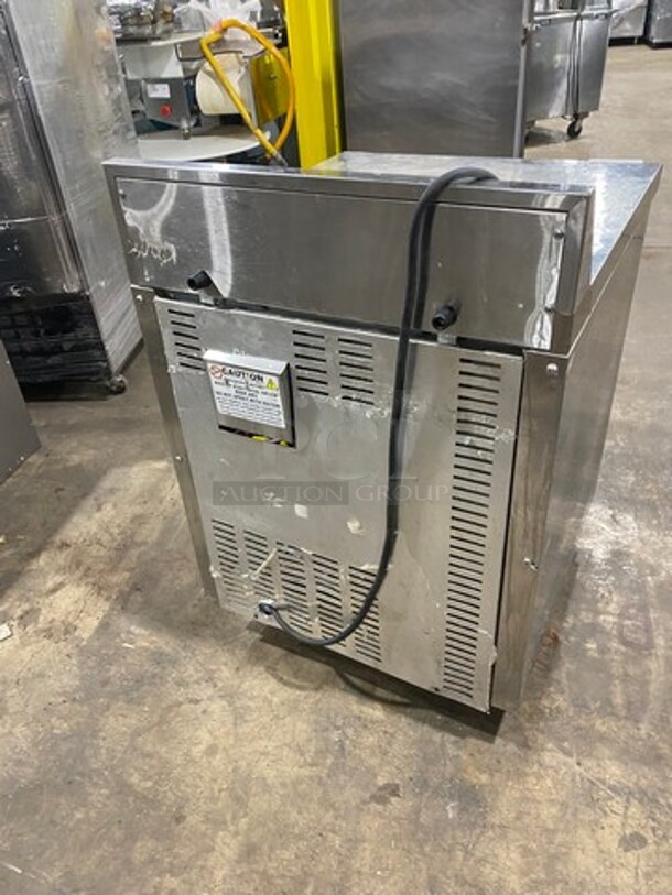 Continental Commercial Single Door Lowboy/Worktop Freezer! With Back Splash! All Stainless Steel! Model: SWF27BS SN: 15850728 115V 60HZ 1 Phase - Image 4 of 7