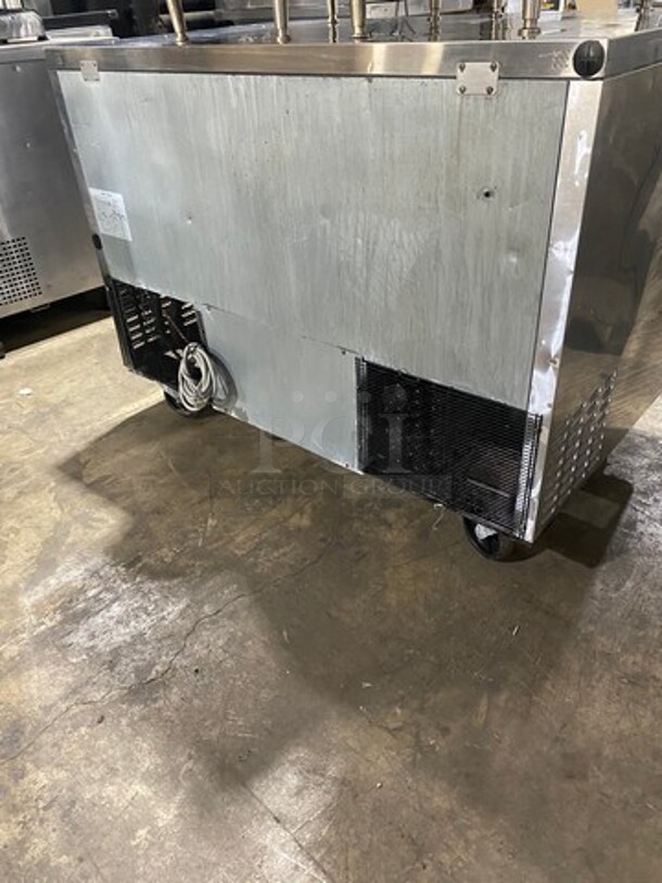 Turbo Air Commercial 2 Door Lowboy/Worktop Cooler! All Stainless Steel! On Casters! Model: TUR48SD 115V - Image 4 of 8