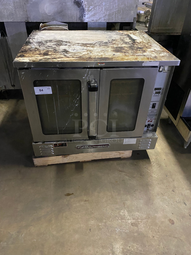 Southbend Commercial Natural Gas Powered Convection Oven! With 2 View Through Doors! With Metal Oven Racks! All Stainless Steel! SL Series!