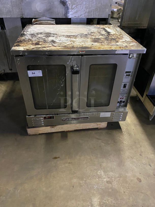 Southbend Commercial Natural Gas Powered Convection Oven! With 2 View Through Doors! With Metal Oven Racks! All Stainless Steel! SL Series! - Image 1 of 7