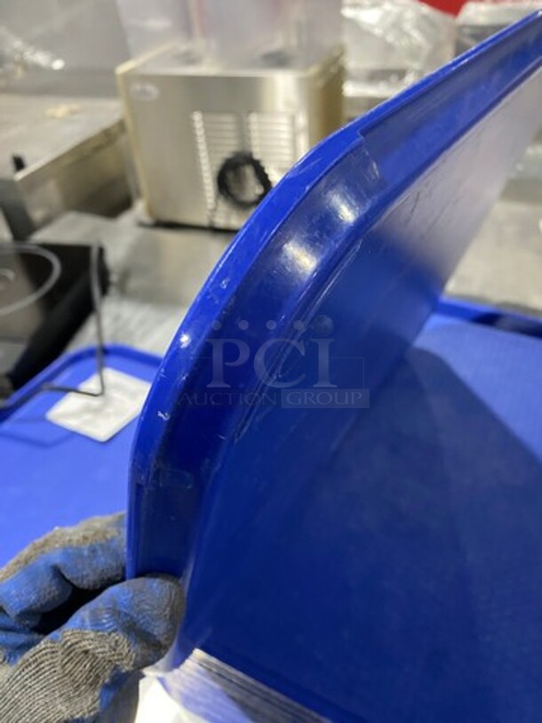 Cambro Blue Poly Food Serving Trays! 12x Your Bid - Image 5 of 7