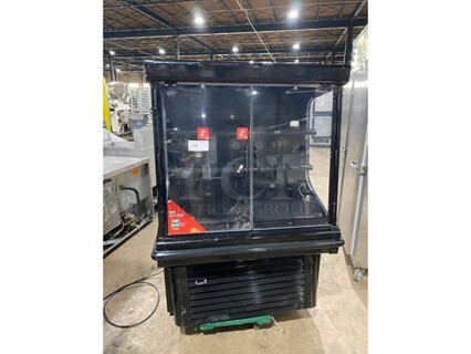 Hussman Commercial Refrigerated Double Door! Grab N Go Open Merchandiser! With Shelves! Model: GSVM4060D Serial MY16M162404