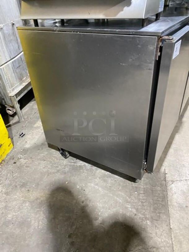 Beverage Air Commercial 3 Door Lowboy/ Worktop Cooler! Stainless Steel! On Casters! Model: UCR72A 115V 60HZ 1 Phase - Image 2 of 8