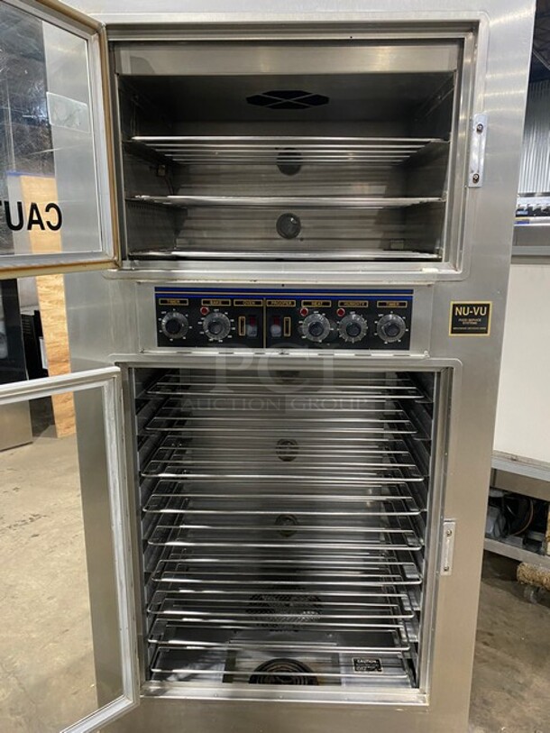 Nuvu Commercial Baking Center Oven Proofer Combo! With Metal Oven Racks! Stainless Steel! On Casters! Model: SUB123 SN: 00375647120400010001 208V 60HZ 3 Phase - Image 5 of 10