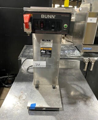 Bunn Airpot Dispensed Coffee Brewer! MODEL CWTF35-APS SN: CWTF163288 120/240V 1PH