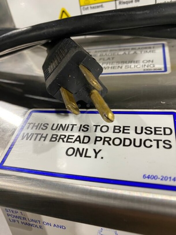 Oliver Commercial Countertop Mini Chip Slicer! Model: 738 SN: 188984 115V 60HZ 1 Phase - Image 7 of 7