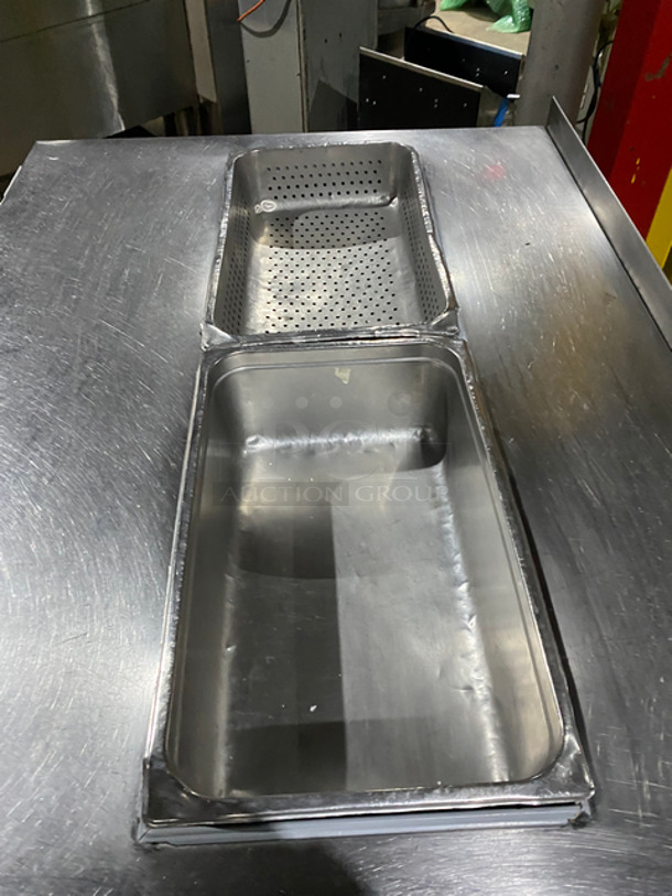 Continental Commercial Refrigerated Sandwich Prep Table! With 2 Door Underneath Storage Space! All Stainless Steel! On Casters! Model: SW4812 SN: 15712812 115V 60HZ 1 Phase - Image 5 of 10