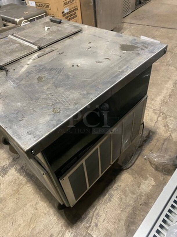 Delfield Commercial Worktop/ Ice Cream Counter! On Casters! Model: KCF36 SN: 84784908M 115V 60HZ 1 Phase - Image 4 of 7