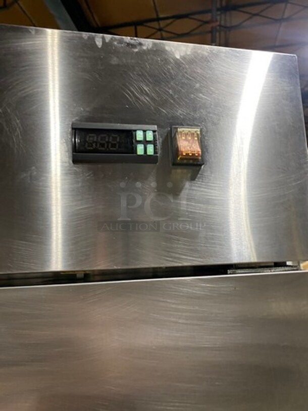 Avantco Commercial 2 Door Reach In Freezer! Solid Stainless Steel! On Casters! Model: 178A49FHC SN: 6065171419052126 115V - Image 9 of 10