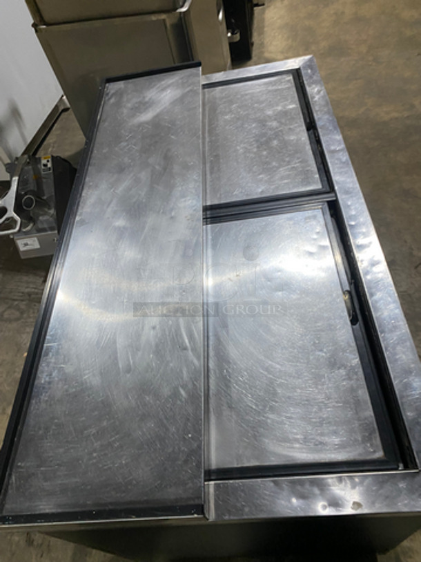 True Commercial Under The Counter Beer Bottle Cooler! With 2 Stainless Steel Sliding Top Doors! Model: TD5018 SN: 6734561 115V 60HZ 1 Phase - Image 5 of 9