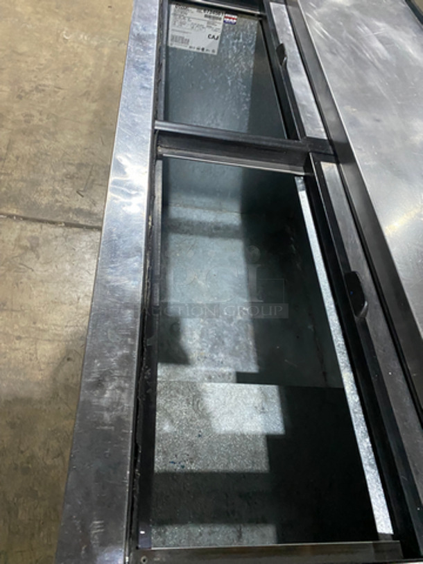 True Commercial Under The Counter Beer Bottle Cooler! With 2 Stainless Steel Sliding Top Doors! Model: TD5018 SN: 6734561 115V 60HZ 1 Phase - Image 6 of 9