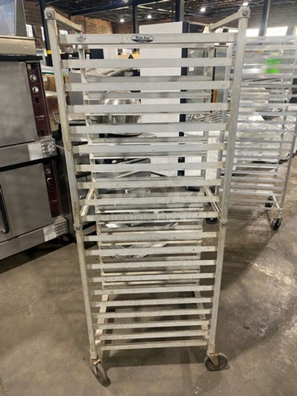 Metal Commercial Pan Transport Rack! On Casters! - Image 3 of 4