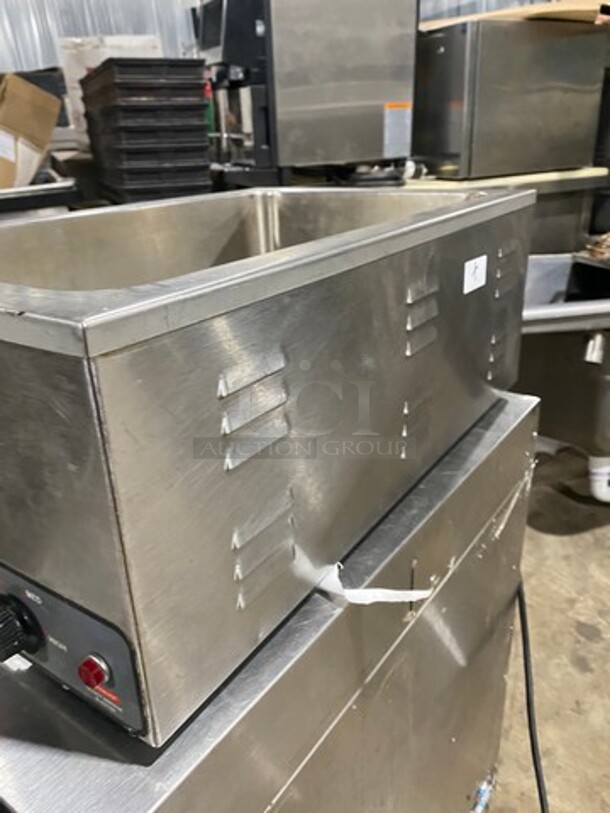 Nemco Commercial Countertop Single Well Food Warmer! All Stainless Steel! Model: 6055A - Image 3 of 8