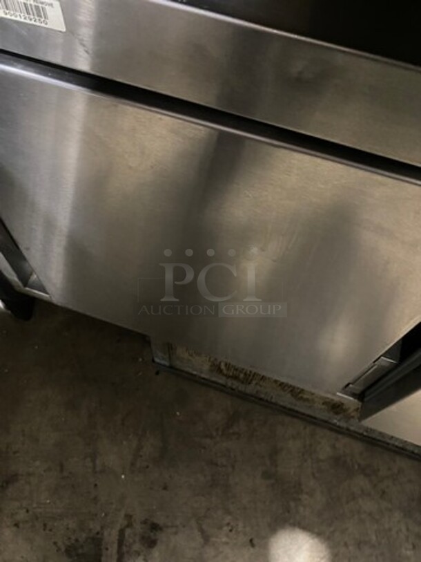 Structural Concepts Commercial Refrigerated Sandwich Prep Display Case! With Single Door And Drawer Storage Space! Stainless Steel! Body! Model: FSP4837R SN: 0078424CR261408 120V 60HZ 1 Phase - Image 7 of 7