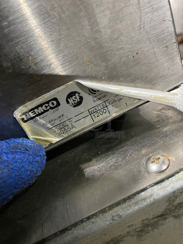 Nemco Commercial Countertop Single Well Food Warmer! All Stainless Steel! Model: 6055A - Image 7 of 8