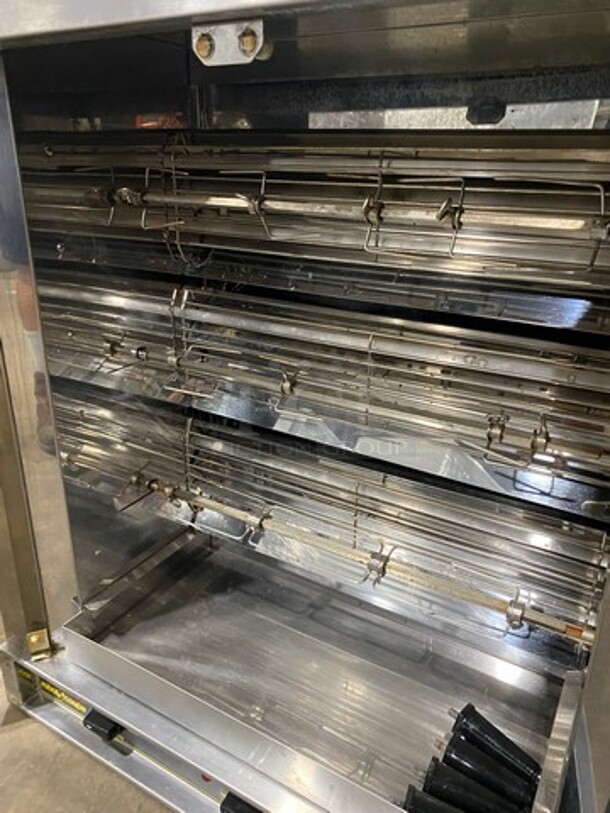  NICE! Robot Coupe ALL STAINLESS-STEEL Commercial Electric Powered Counter Top Chicken Rotisserie Machine!  - Image 6 of 7
