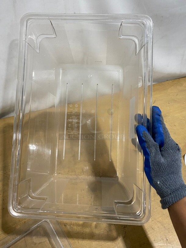 Rubbermaid Commercial Clear Food Pan With Lid! - Image 3 of 8