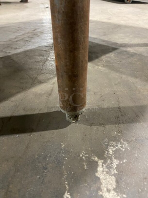 Solid Stainless Steel Work Top/ Prep Table! With Storage Space Underneath! On Legs! - Image 6 of 6