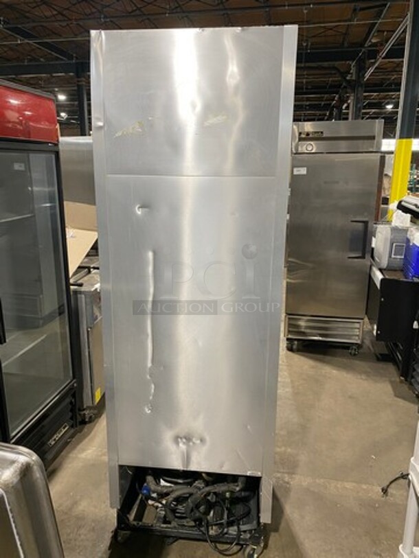 True Commercial Single Door Reach In Freezer! With Poly Coated Racks! All Stainless Steel! On Casters! Model: T19F SN:14699381 115V 60HZ 1 Phase - Image 2 of 9