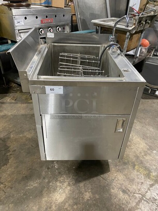 WOW! Elkay Commercial Pasta Cooker/ Rethermalizer! With Back And Single Side Splash! All Stainless Steel! On Legs! Model: RTB14SLOPB 208V 3 Phase - Image 1 of 9