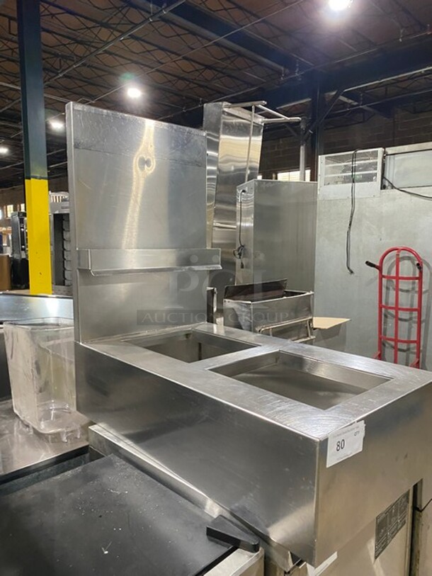 Nice! All Stainless Steel 2 Bay Drop In Steam Table Insert! - Image 2 of 7