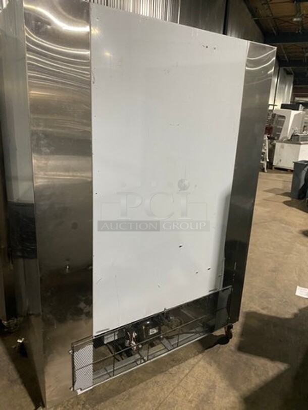 Coolman All stainless Steel 2 Door Reaching cooler! With Racks! MODEL 54RI  SN: W70415 120V - Image 3 of 9