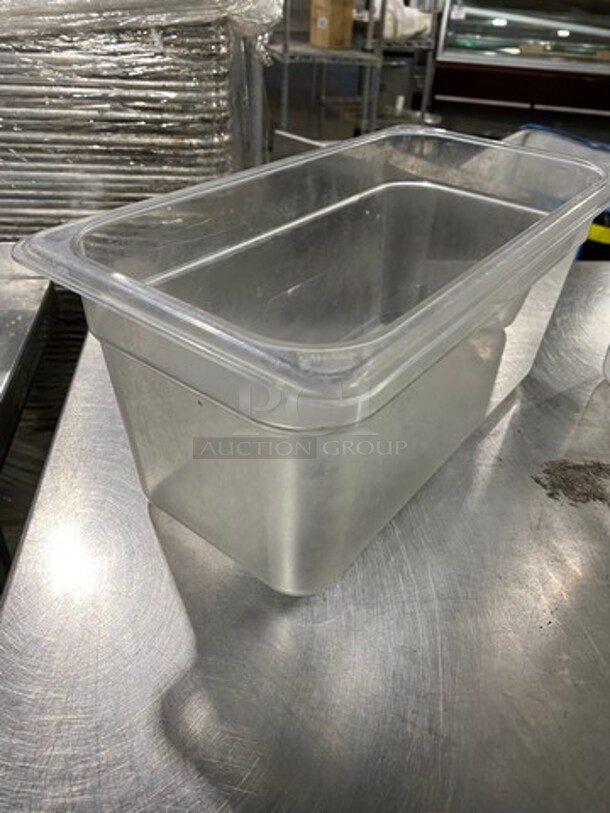Cambro Clear Poly 1/3x6" Food Containers! 10x Your Bid! - Image 5 of 7